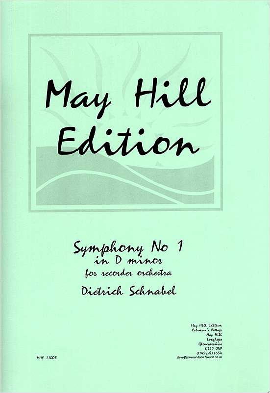 Cover Schnabel Symphonie Nr. 1