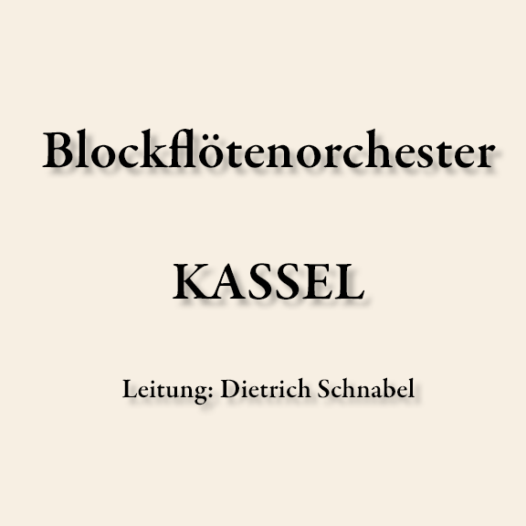 Logo Blockflötenorchester Kassel