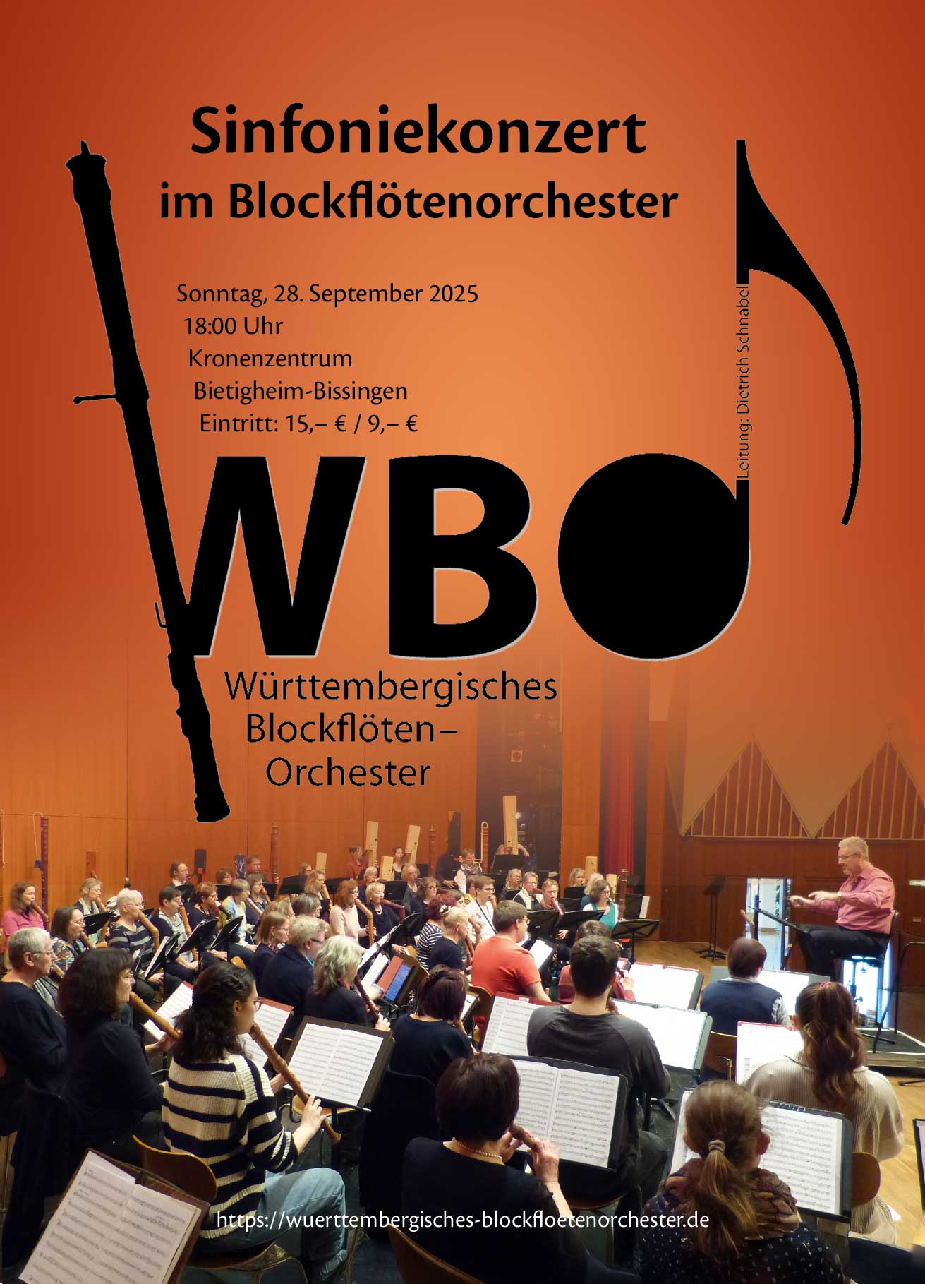 Konzertplakat WBO 2025